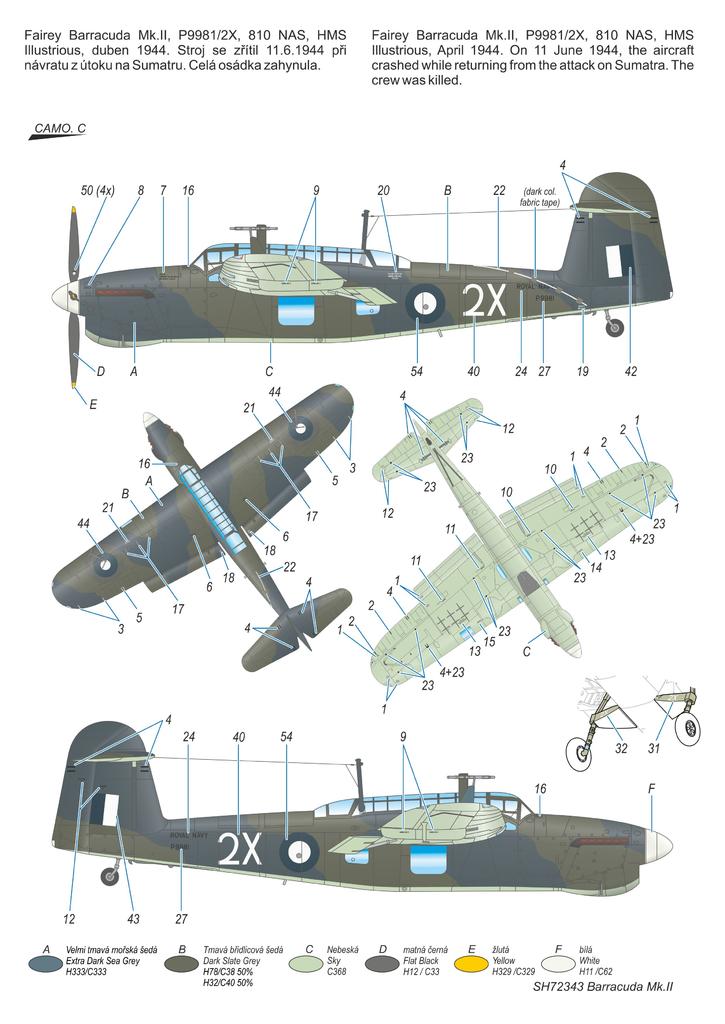 Special Hobby 1/72 Fairey Barracuda Mk.II Kit 72343