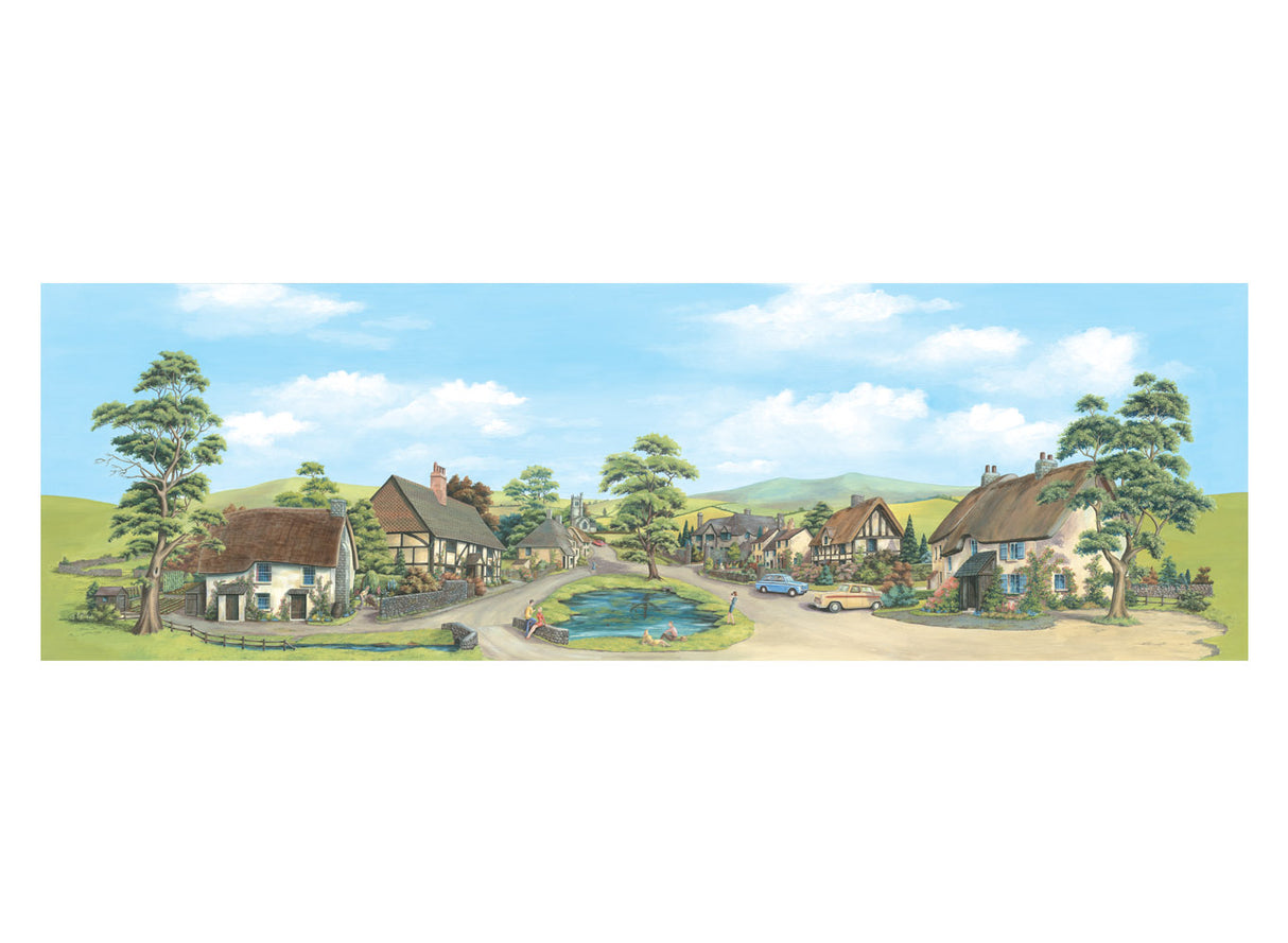 Village with Pond