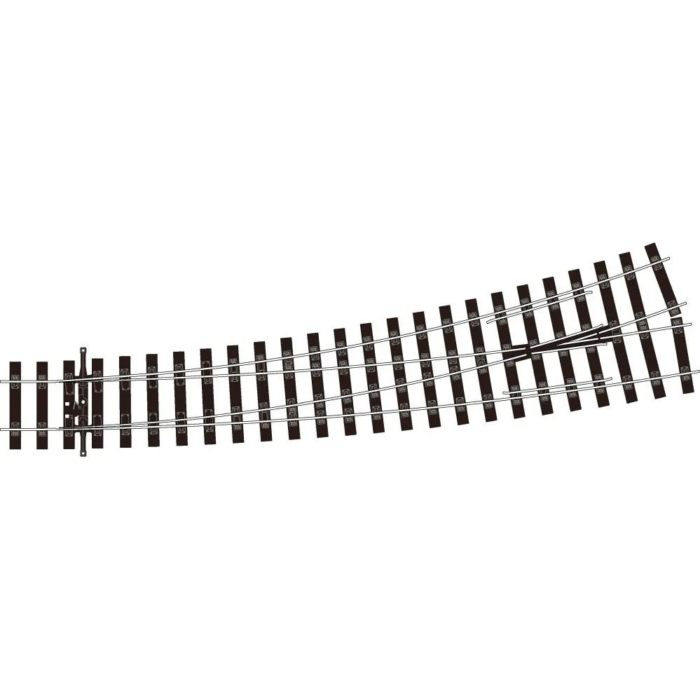 Peco Products SL-U1187 Curved Left hand Turnout bullhead rail point 00 unifrog  Code 75