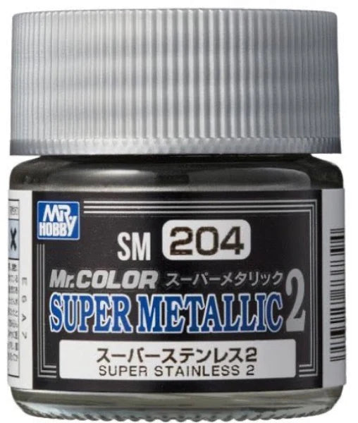 Mr Hobby Mr Metal Color Super Metallic II - Super Stainless II