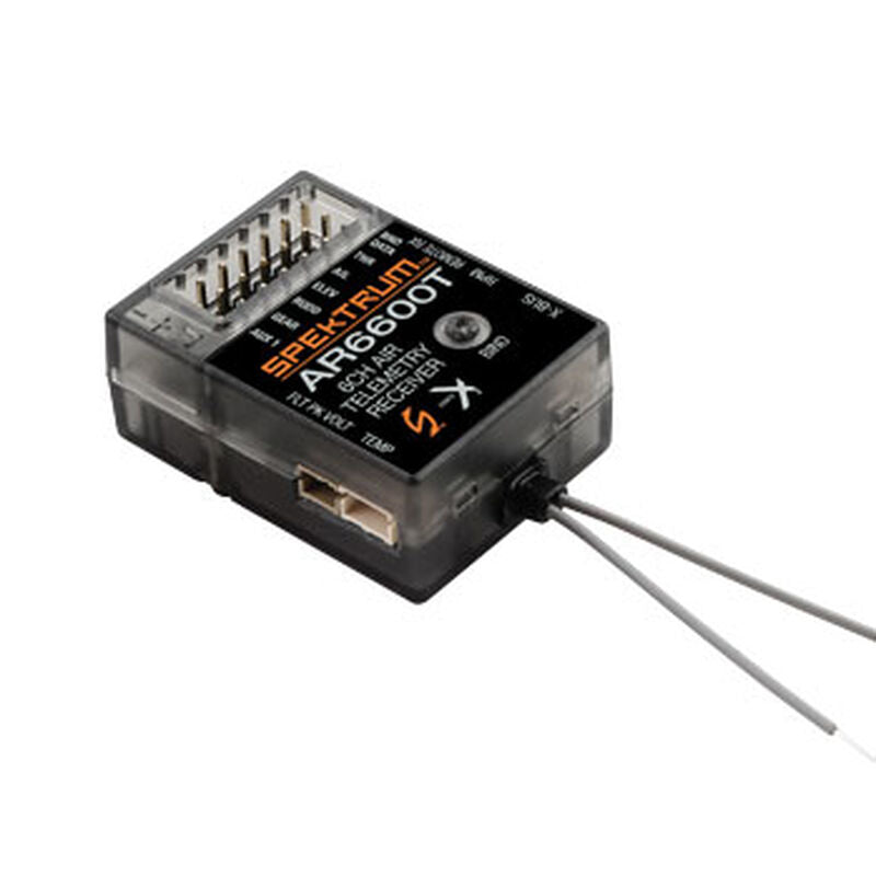 Spektrum AR6600T 6ch Air Telemetry Receiver & SpM9645 Satalite