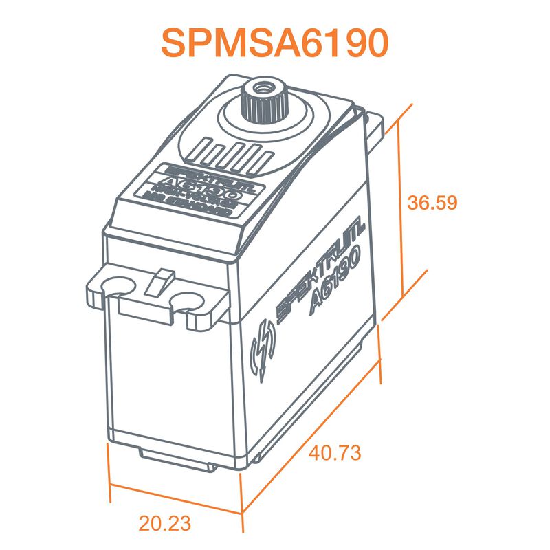 Spektrum A6190 Standard Metal Gear HV Aircraft Servo