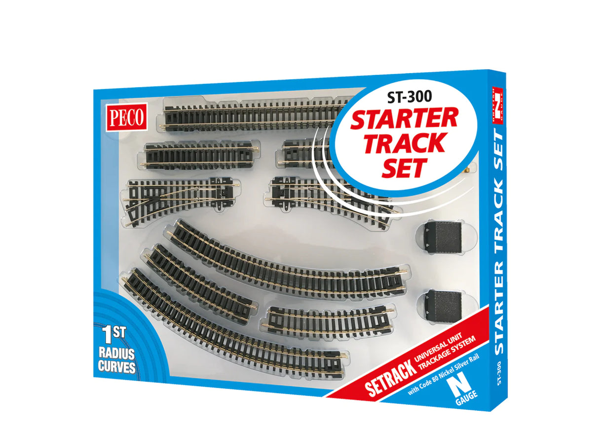 Peco N Gauge ST-300 Starter Track Set 1st Radius