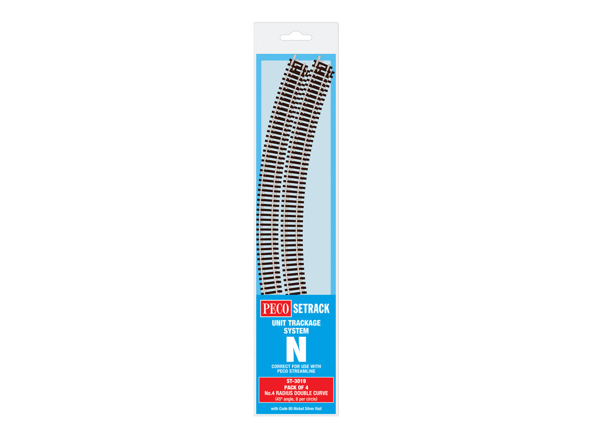 No.4 Radius Double Curve 333.4mm (4 x ST-19)