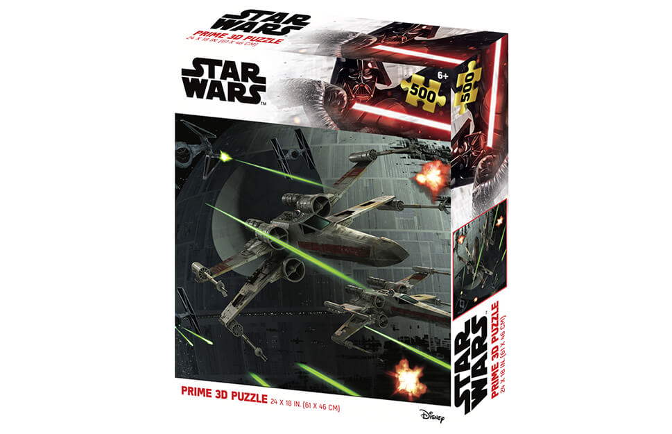 X wing Fighter - Star Wars Prime 3D Puzzles 500 Piece ST32632