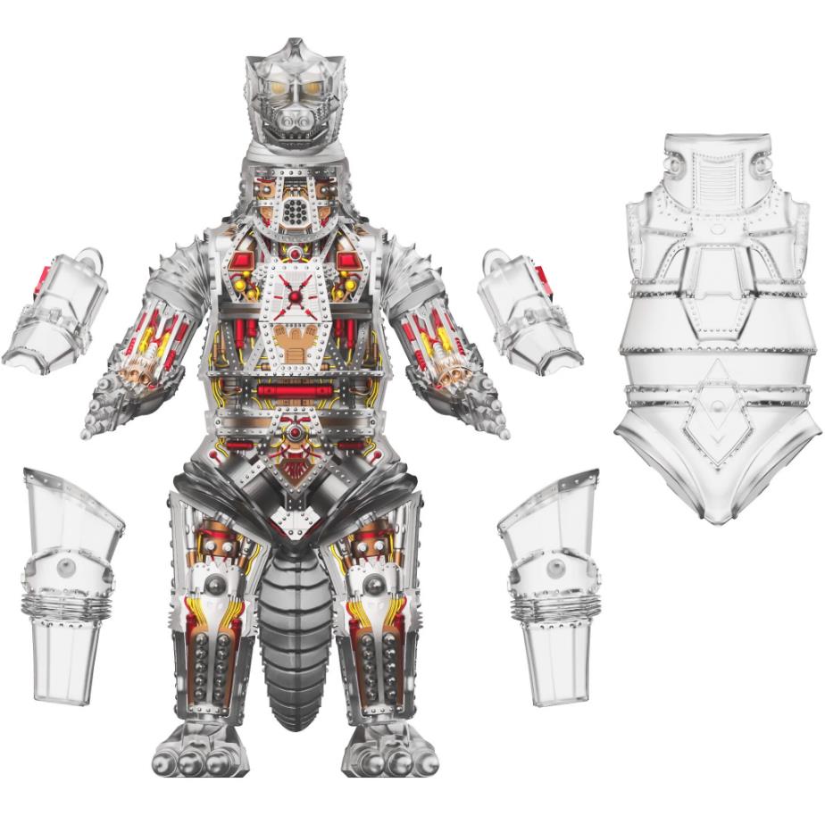 Super7 Licensed Collectables - TOHO Super Cyborg - Mechagodzilla Clear Edition