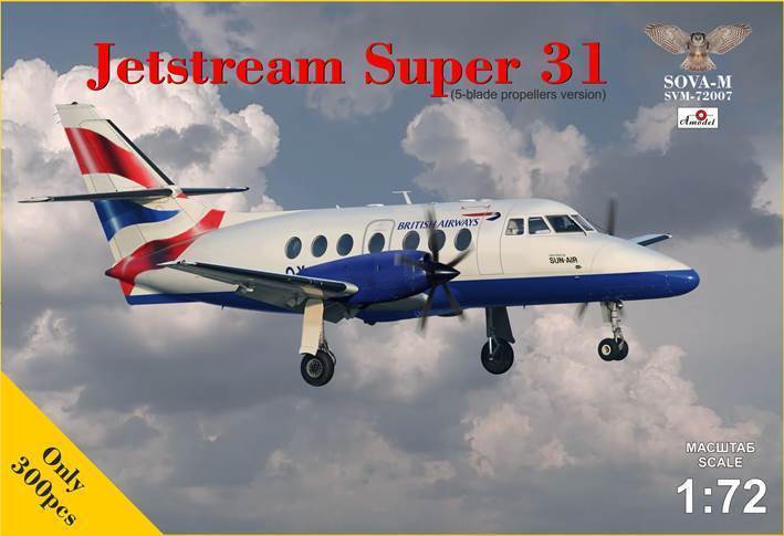 Amodel 1:72 Jetstream Super 31 kit SVM72007