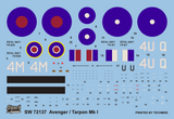 Sword 1/72 Grumman Avenger/Tarpon MK.I 72137