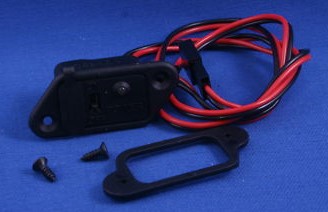 RC SYSTEM CHARGE/SWITCH FOR 4.8v Rx BATTERY with VOLT DISPLAY