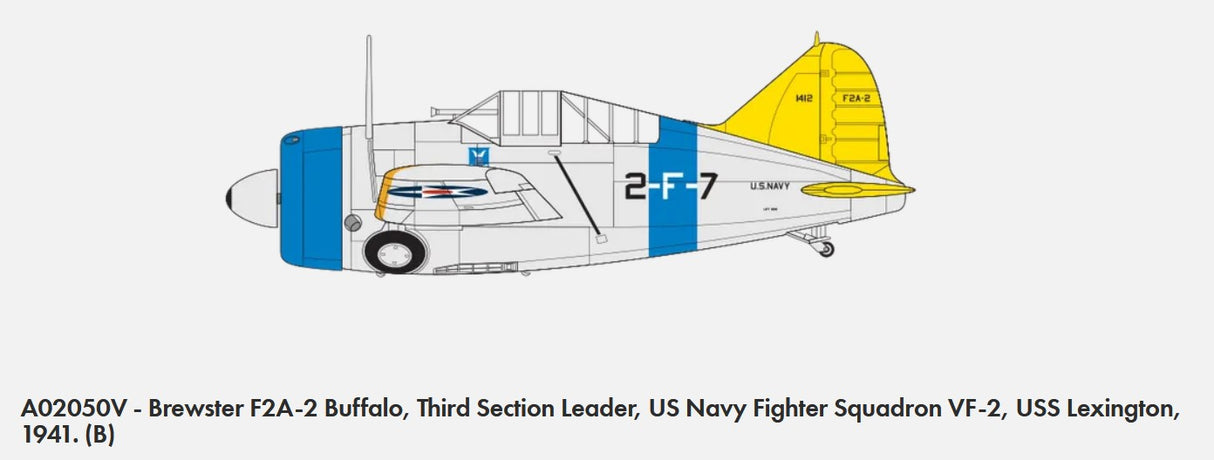 Airfix Vintage Classics 1/72 Brewster Buffalo A02050V Kit