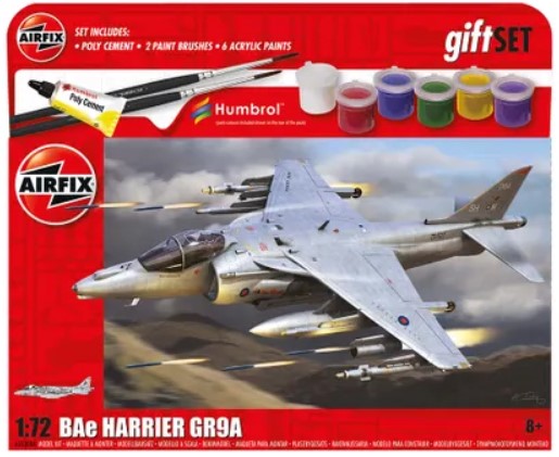 Airfix 1/72  Starter Set - BAe Harrier GR9A A55300A Kit
