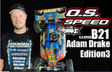 O.S. SP-B21 Adam Drake Edition 3 Combo Set Car Engine