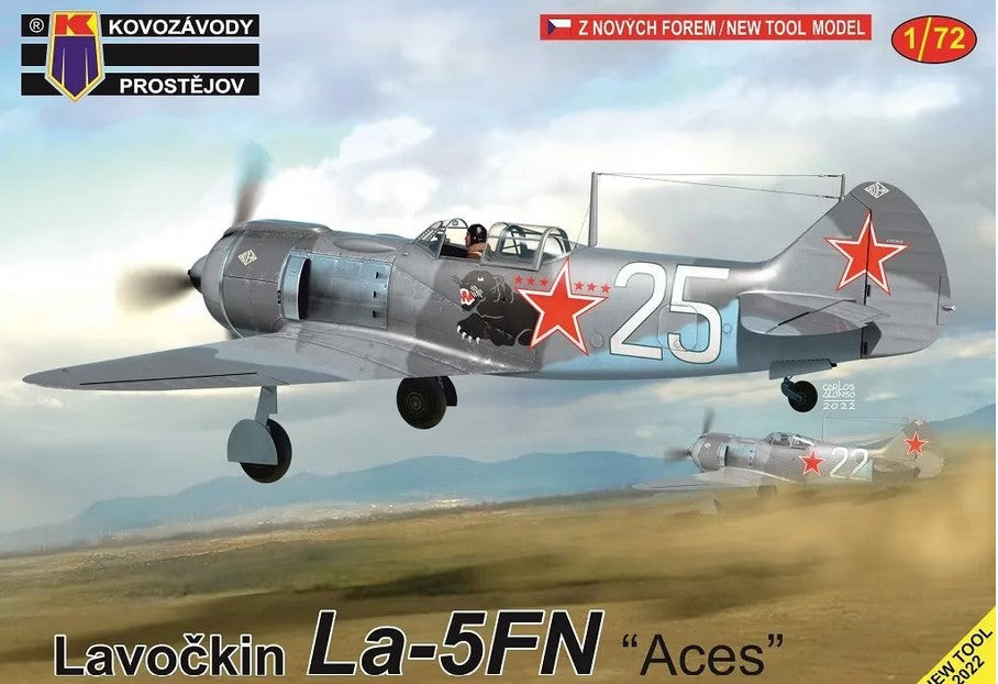 Kovozavody Prostejov 1/72 Lavockin La-5FN Aces KPM0360