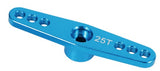 Aluminium Three Hole Servo Arm M2 Full JR -Blue