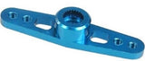 Aluminium Two Hole Servo Arm M2 Full Short JR -Blue