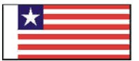 Becc Fabric Liberia National Flag LB01