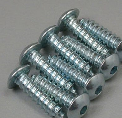 Great Planes Button Head Sheet Metal Screws #6x1/2 6 per pack