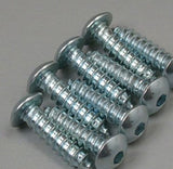 Great Planes Button Head Sheet Metal Screws #6x1/2 6 per pack