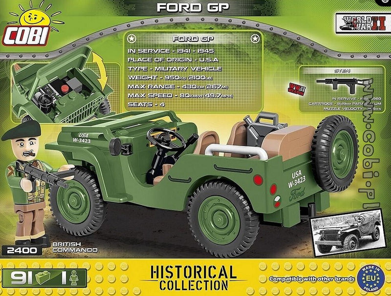 COBI 1/35 World War II Ford GP 2400