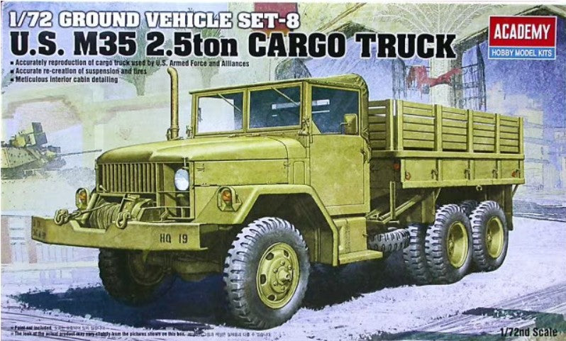 Academy 1/72 US M35 2.5ton Cargo Truck 13410