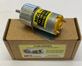 MFA Geared Motor Single Ratio 150:1/ 12-24v motorDC-4mm Output Shaft