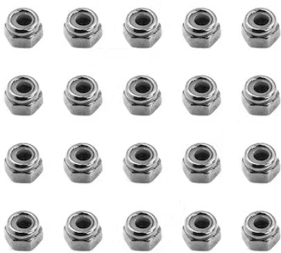 M4 Lock Nuts - pack 20