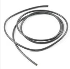 12awg SILICONE WIRE BLACK x 1m