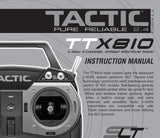 Tactic TTX810 8 Channel Radio Mode 2 with 825 Rx - LIMITED OFFER