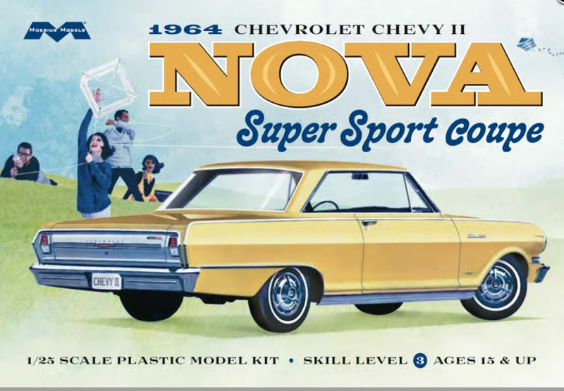 Moebius 1:25 1964 Chevrolet Nova SS Kit MMK2320