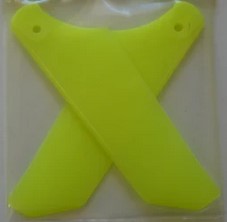 Quick UK 30 Size Tail Blades - 5mm Root size (Neon Yellow) (Box 29)