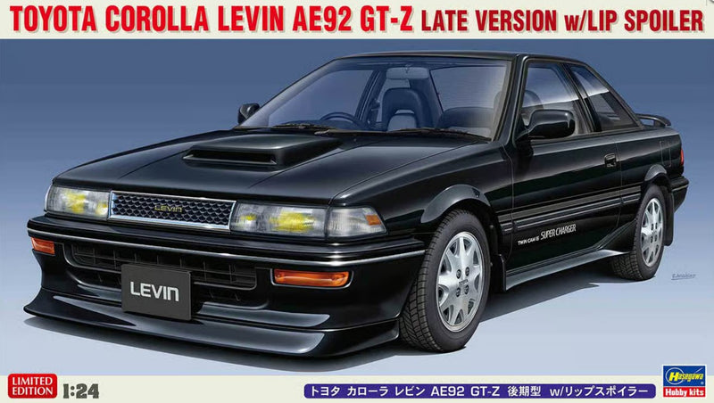 Hasegawa 1/24 Toyota Corolla Levin AE92 GT-Z W/Lip Spoiler HA20655
