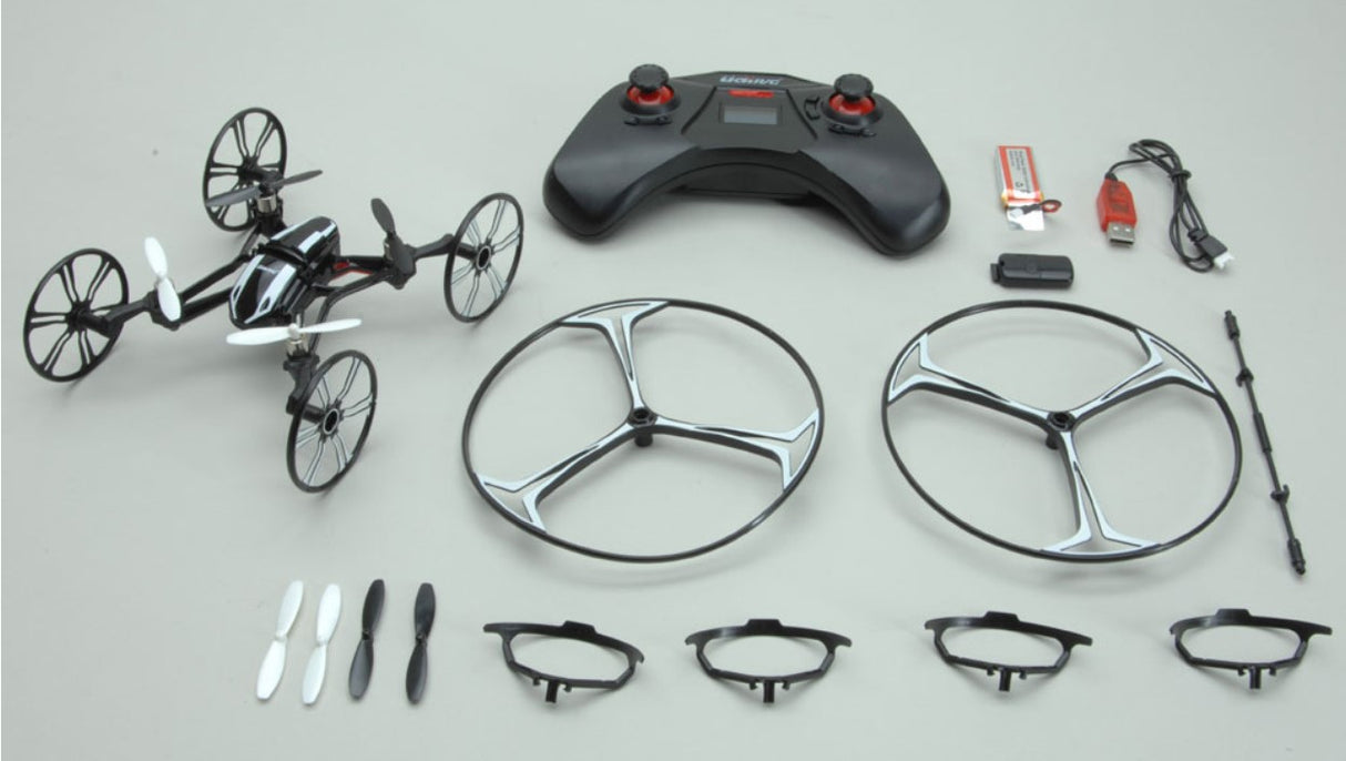 UDI U841 Nano RX4 Quadcopter with Video Camera (Black)