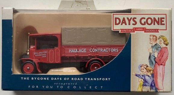 Lledo Limited Edition Days Gone Die Cast Sentinel S6 6 Wheel Flatbed Truck - London Brick