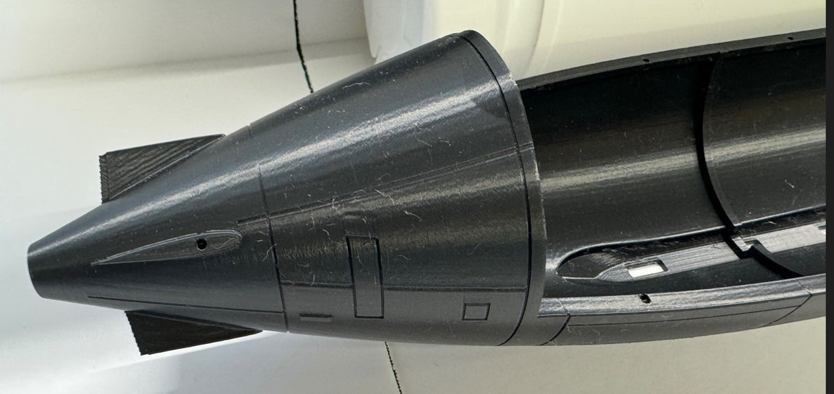 Scale 3D Printed 1/72 German HDW Class 212 Submarine - Sectional Model