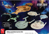 AMT 1:2500 Star Trek Adversaries and Allies Ship Set Kits AMT1443