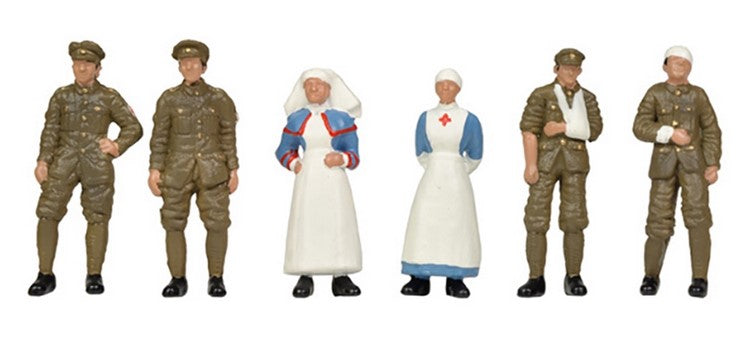 Bachmann 36-409 WWI Medical Staff & Figures OO scale