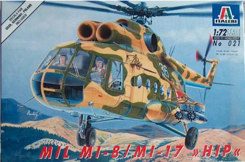 Italeri 1/72 Mil Mi-8 / Mi-17 HIP Kit 021