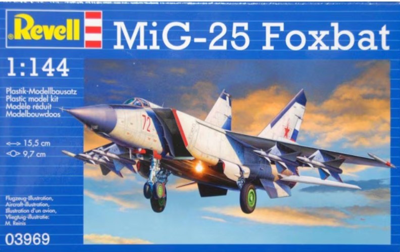 Revell 1:144 MiG-25 Foxbat kit 03969