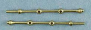 Caldercraft 2 Ball Capping Rail Stanchion Brass 20mm (pk10) 6220C (J-RMA66220C)