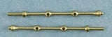 Caldercraft 2 Ball Capping Rail Stanchion Brass 20mm (pk10) 6220C (J-RMA66220C)