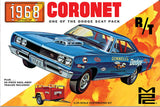 MPC Model Kits - 1:25 1968 Dodge Coronet Hardtop Kit With Trailer  MPC975