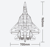 XFLY TWIN 40MM SU-57 EDF 700MM JET WITHOUT TX/RX/BATT