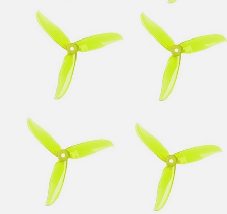 DALPROP Cyclone Flour. Green T5046C Tri-Blade Propellers - Pack of 4