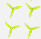 DALPROP Cyclone Flour. Green T5046C Tri-Blade Propellers - Pack of 4