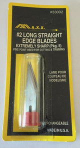 MAXX 2 LONG STRAIGHT EDGE BLADES (Pack 5)