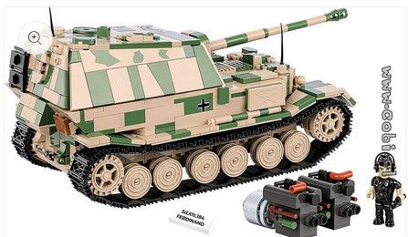 COBI Sd.Kfz. 14 Ferdinand 2583 - Brick Kit Model