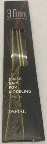 BB-30 Brass Bars For Moddeling 3.0mm(5PCS)