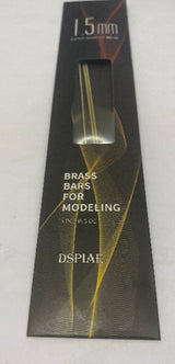 BB-15 Brass Bars For Modeling 1.5mm(6PCS)