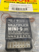 MULTIPLEX 55925 Mini-9 Fm / ppm 35 MHz receiver - BAGGED