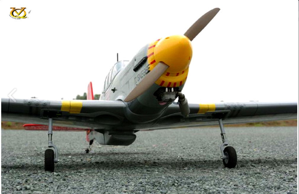 VQ Models P-51B Mustang Tuskegee Airman 58.2 inch Wingpspan ARF